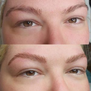 brow lift sourcils clairs