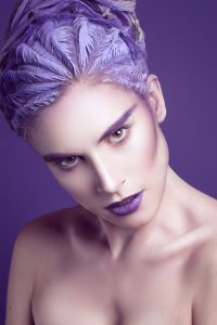 maquillage professionnel violet missdelph beauté